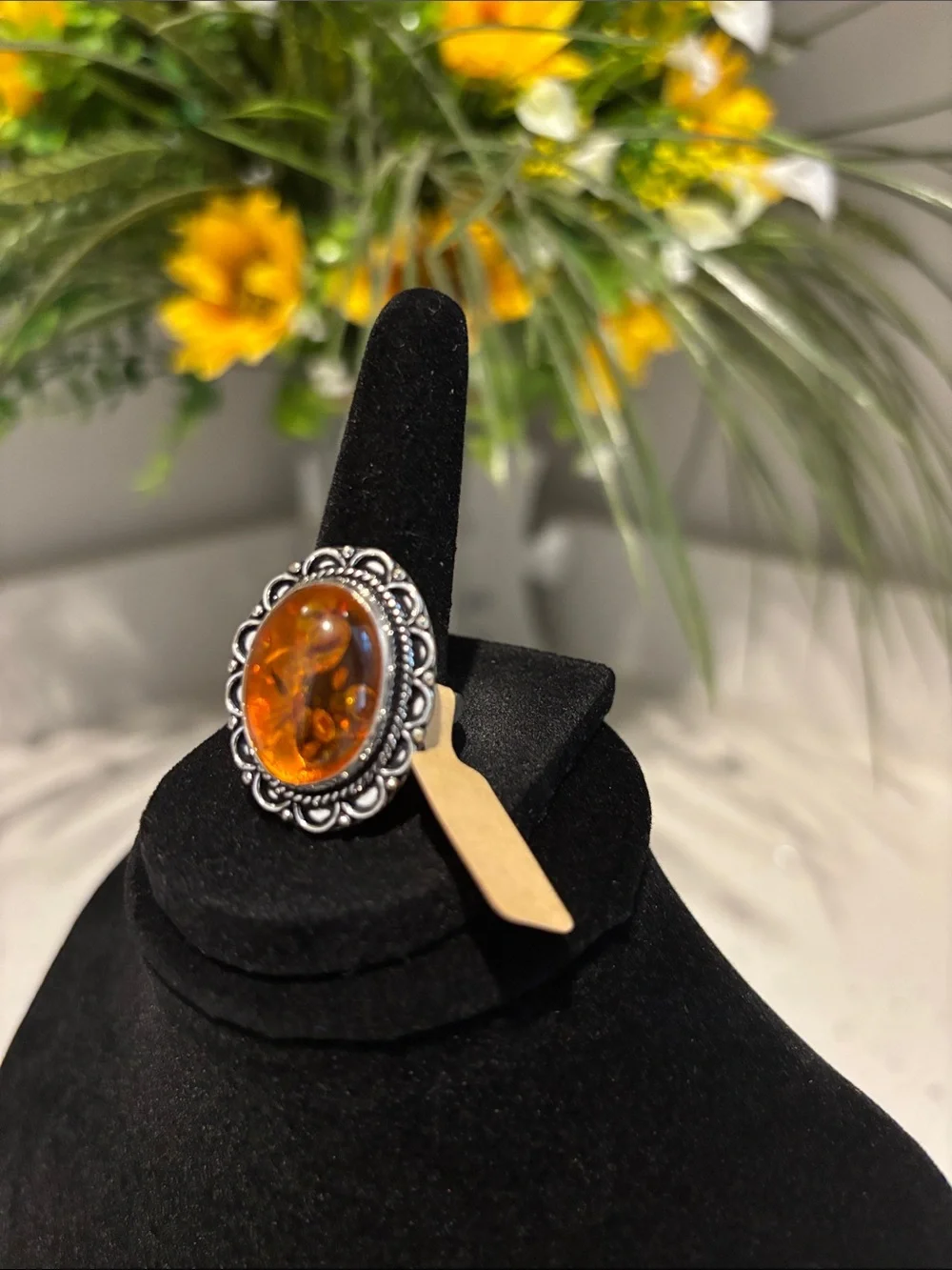 Hand Crafted amber stone